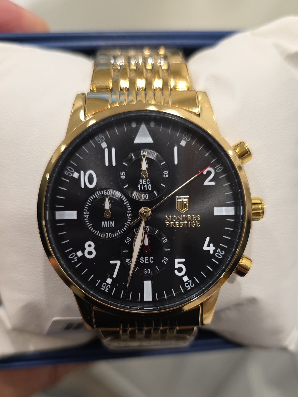 856. Montres Prestige Norellis X Invicta Men's Watch - 42mm. Gold (MPW-0079)